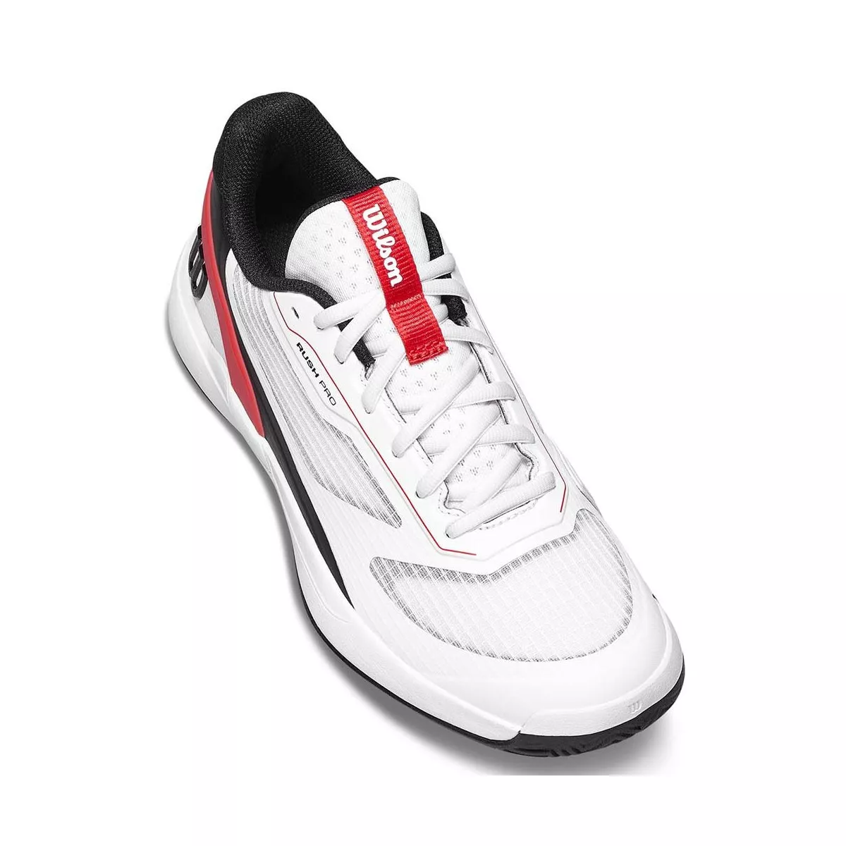 Wilson Rush Pro 5 Junior Tennis Shoes White / Black / Red