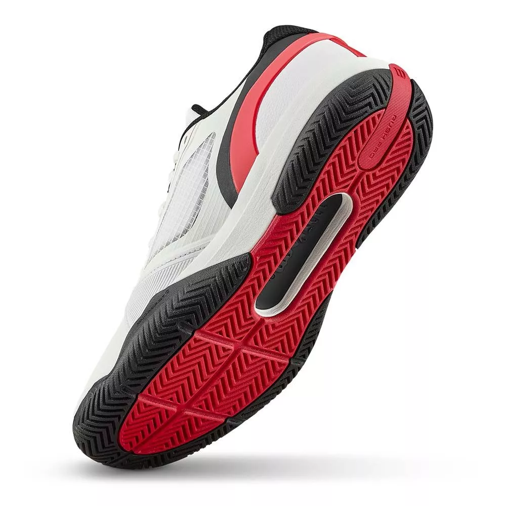 Wilson Rush Pro 5 Junior Tennis Shoes White / Black / Red