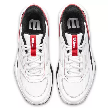 Wilson Rush Pro 5 Junior Tennis Shoes White / Black / Red