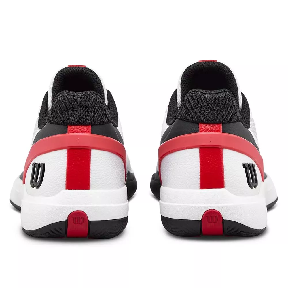 Wilson Rush Pro 5 Junior Tennis Shoes White / Black / Red