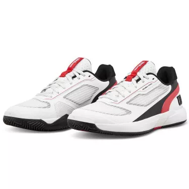 Wilson Rush Pro 5 Junior Tennis Shoes White / Black / Red