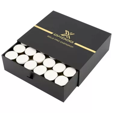 Oxdog Gold Pro White Overgrips - 60 Pack