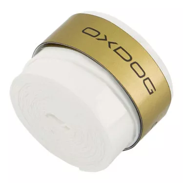 Oxdog Gold Pro White Overgrips - 60 Pack