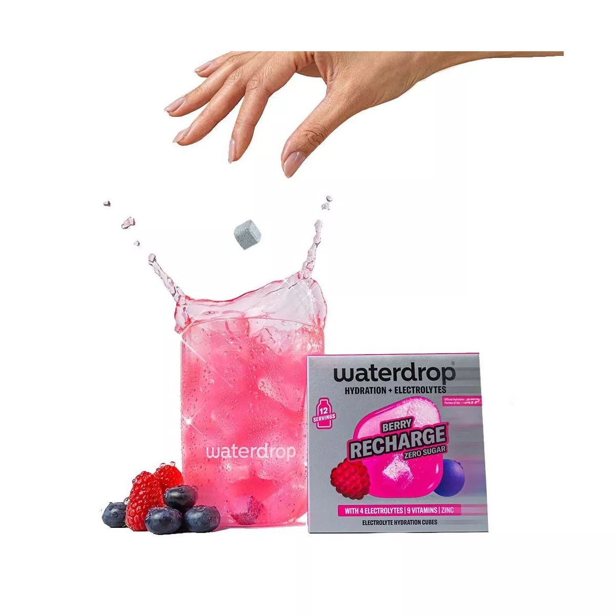 Waterdrop Recharge Berry x12