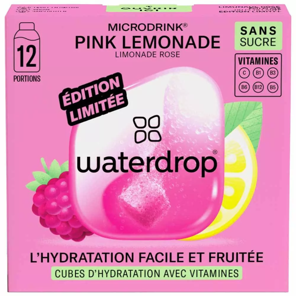 Waterdrop Pink Lemonade Microdrink (12-Pack)