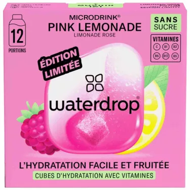 Waterdrop Pink Lemonade Microdrink (12-Pack)