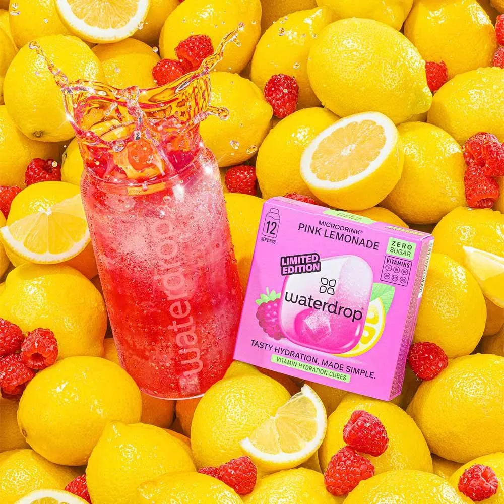 Waterdrop Pink Lemonade Microdrink (12-Pack)