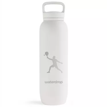 Waterdrop Padel Thermo Bottle White