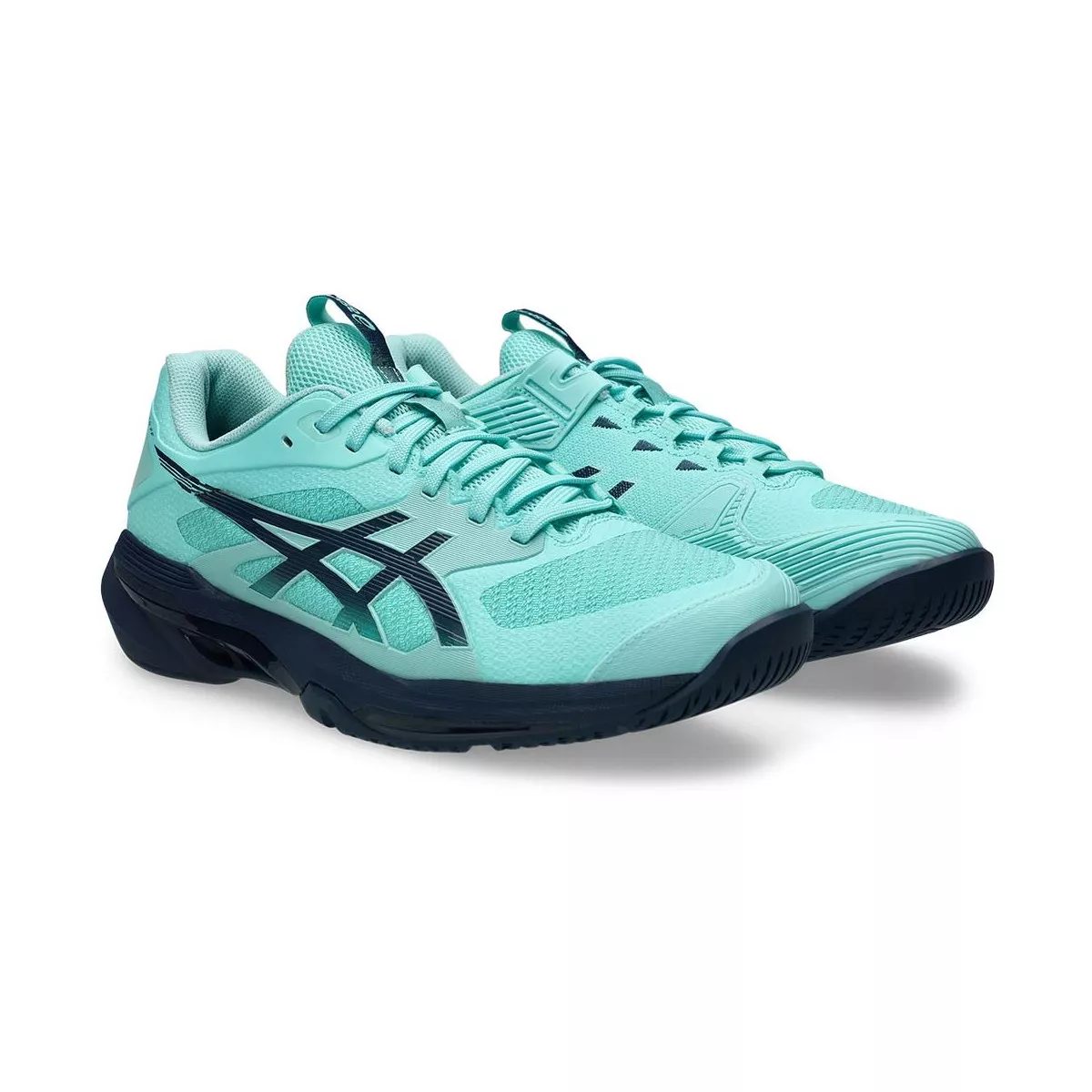 Asics Gel Solution Speed FF 4 Turquoise Tennis Shoes