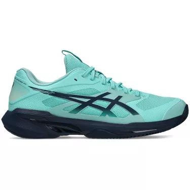 Asics Gel Solution Speed FF 4 Clay Court Tennis Shoes Blue / Turquoise