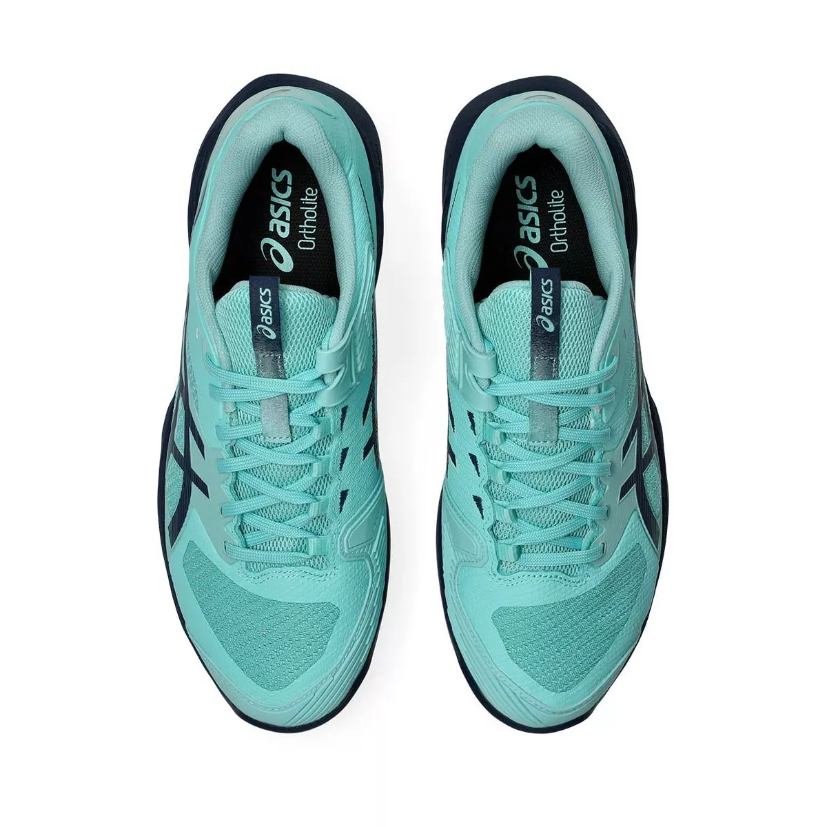 Asics Gel Solution Speed FF 4 Clay Court Tennis Shoes Blue / Turquoise