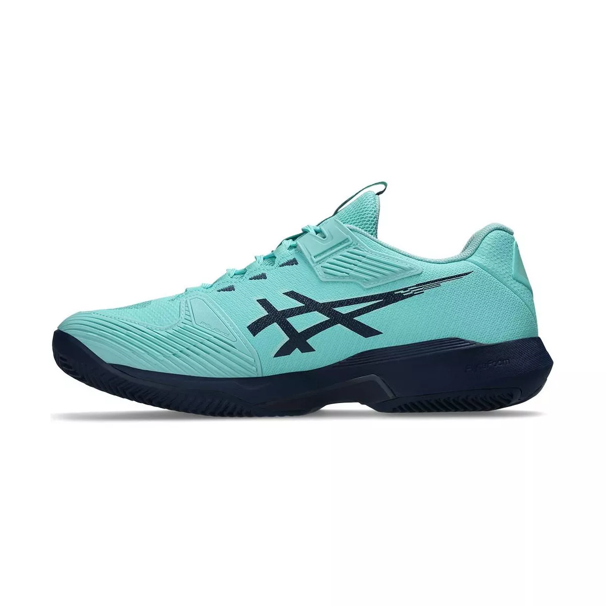 Asics Gel Solution Speed FF 4 Clay Court Tennis Shoes Blue / Turquoise