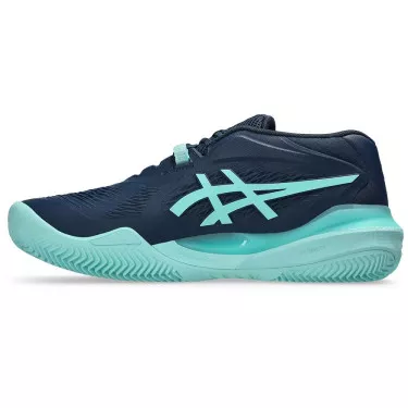 Asics Gel Resolution X Clay Tennis Shoes Navy / Turquoise