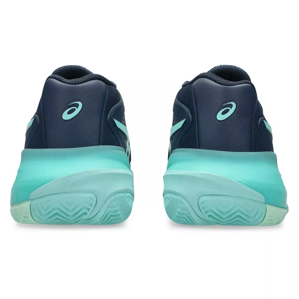 Asics Gel Resolution X Clay Tennis Shoes Navy / Turquoise