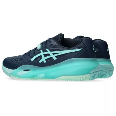 Asics Gel Resolution X Clay Tennis Shoes Navy / Turquoise