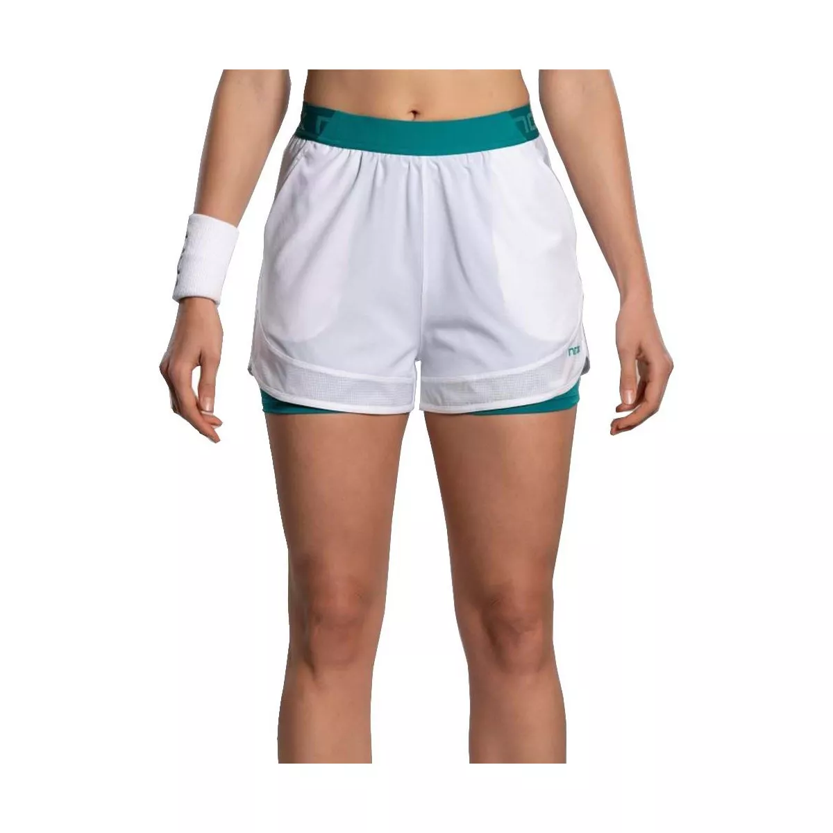 Nox Pro Women's Padel Shorts White / Green