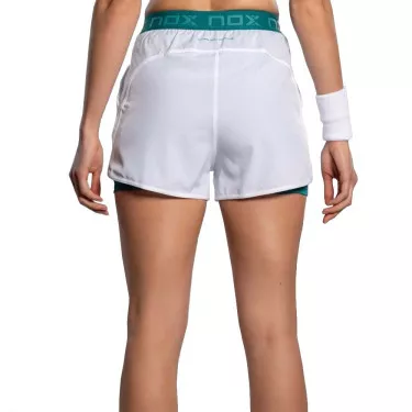 Nox Pro Women's Padel Shorts White / Green