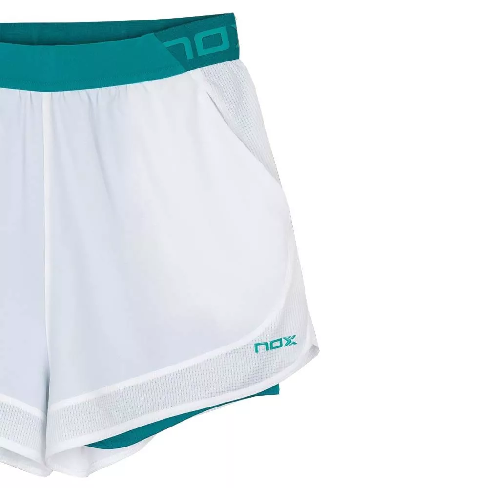 Nox Pro Women's Padel Shorts White / Green