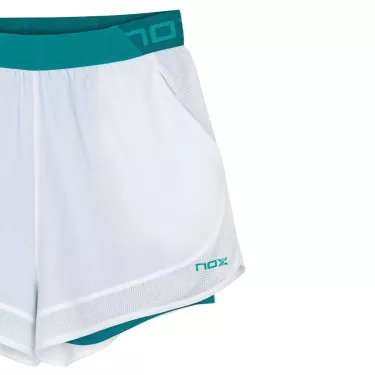 Nox Pro Women's Padel Shorts White / Green