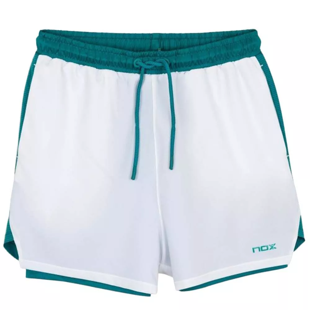 Nox Pro White/Green Shorts