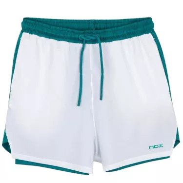 Nox Pro White/Green Shorts