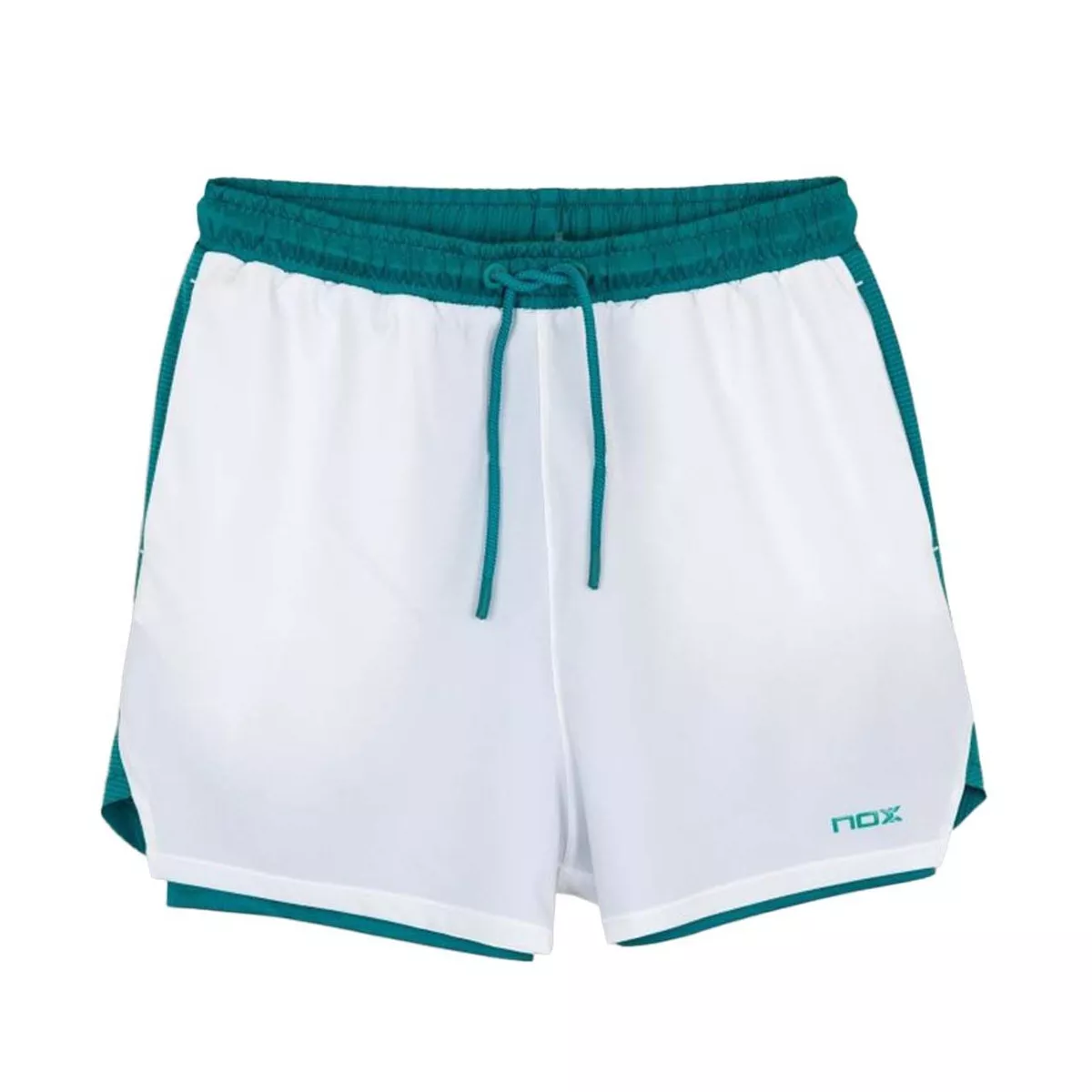 Nox Pro White/Green Shorts