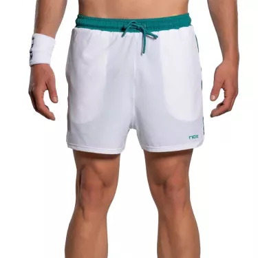Nox Pro White/Green Shorts