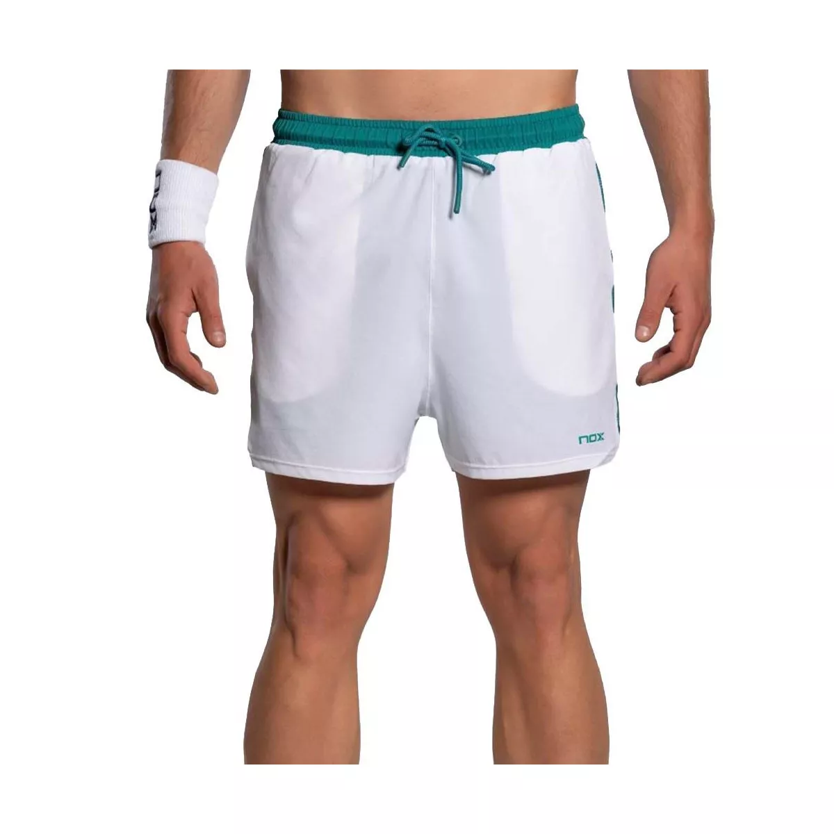 Nox Pro White/Green Shorts