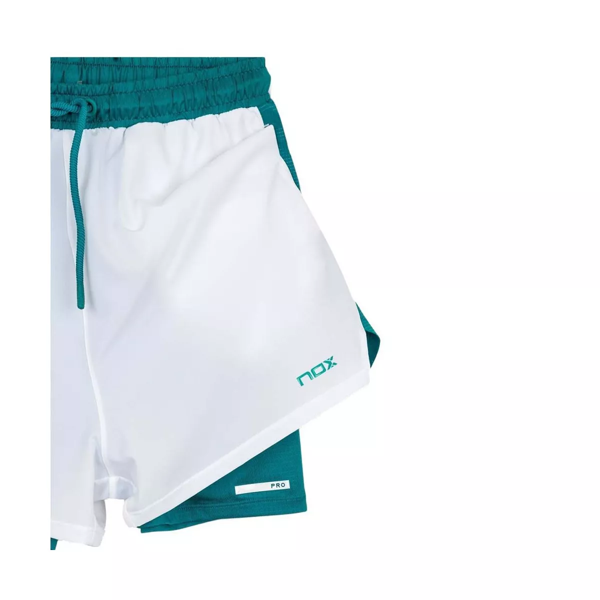 Nox Pro White/Green Shorts