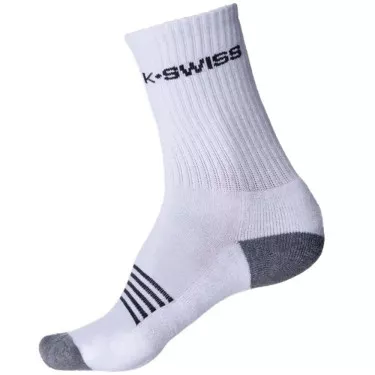 K-Swiss Sport Crew Socks 3-Pack White / Black
