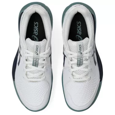 Asics Gel Resolution X GS Junior Clay Court Tennis Shoes White / Navy