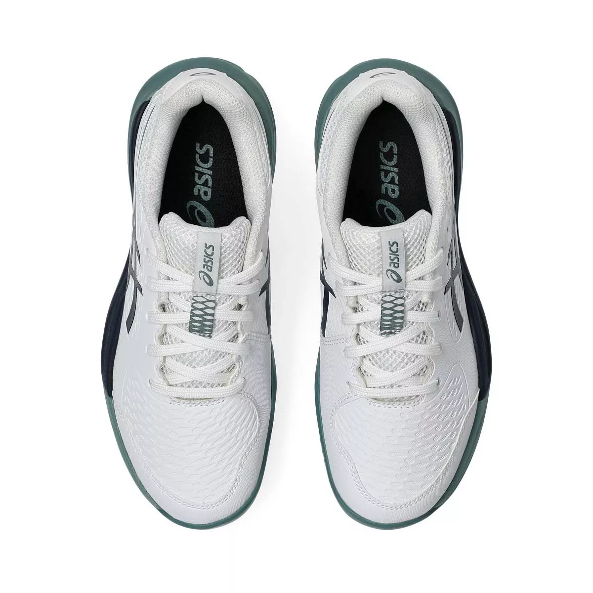 Asics Gel Resolution X GS Junior Clay Court Tennis Shoes White / Navy