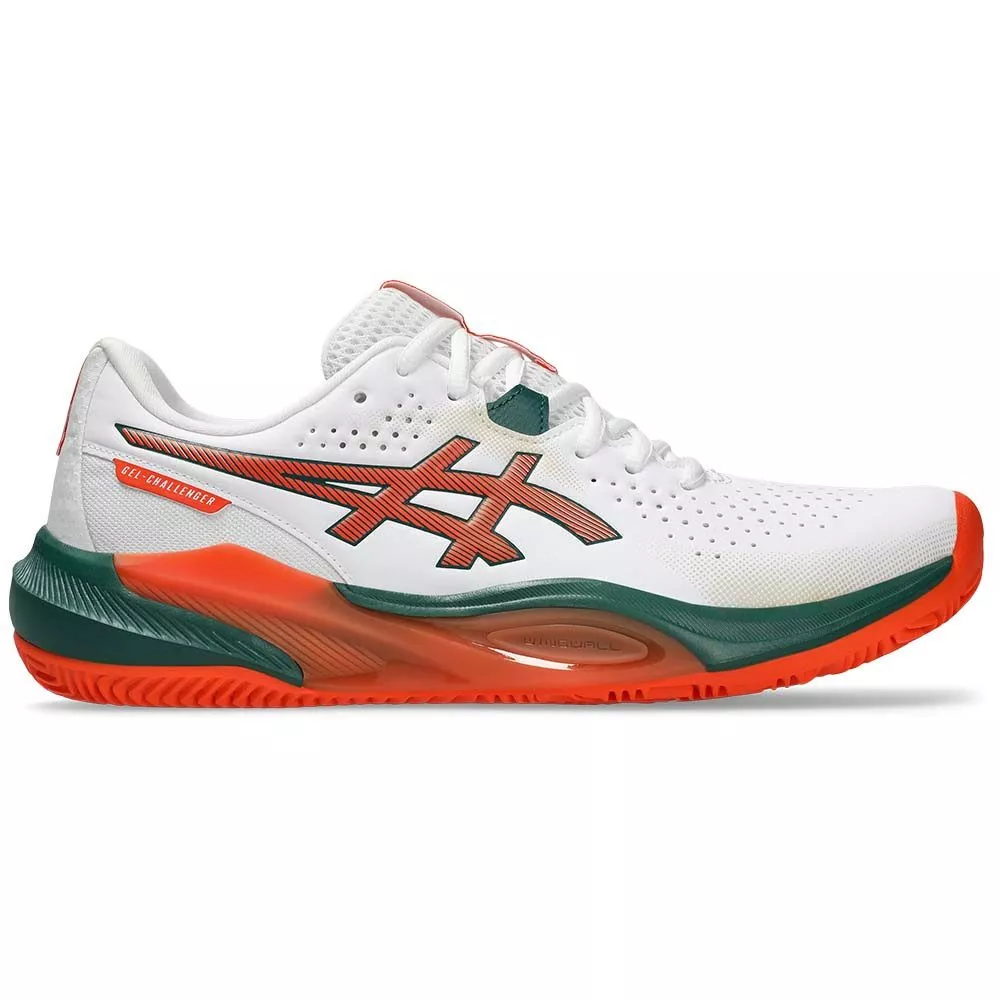Asics Gel Challenger 15 Padel Shoes White / Orange