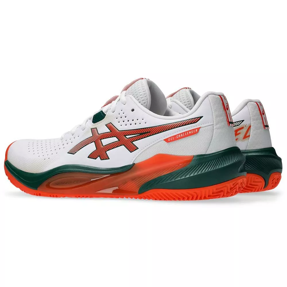 Asics Gel Challenger 15 Padel Shoes White / Orange