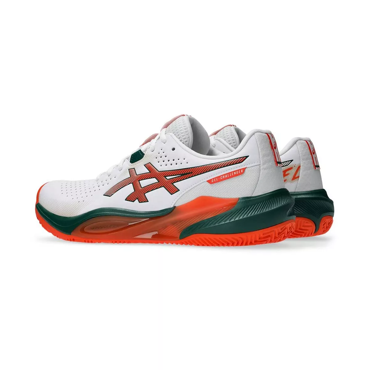 Asics Gel Challenger 15 Padel Shoes White / Orange