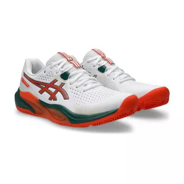 Asics Gel Challenger 15 Padel Shoes White / Orange