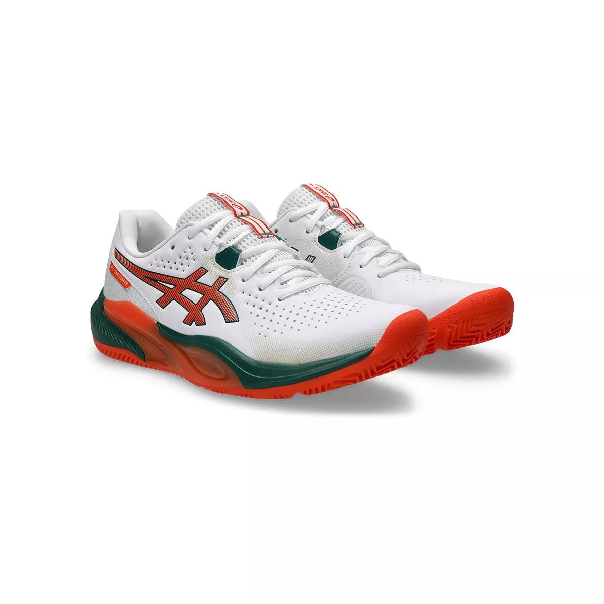 Asics Gel Challenger 15 Padel Shoes White / Orange