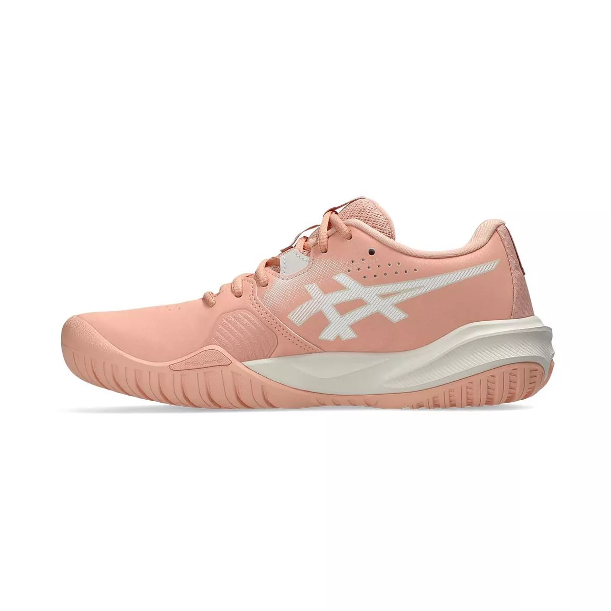 Women's Asics Gel Challenger 15 Tennis Shoes - Peach / White
