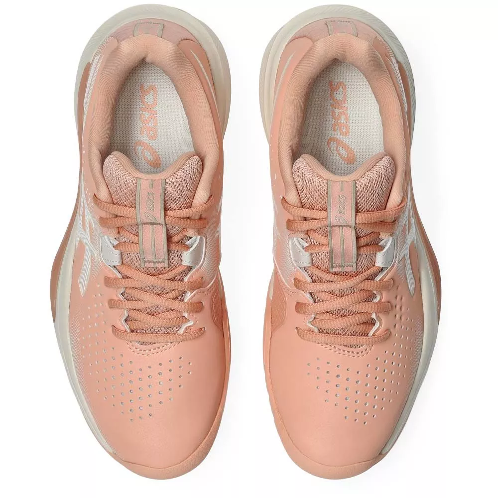 Women's Asics Gel Challenger 15 Tennis Shoes - Peach / White