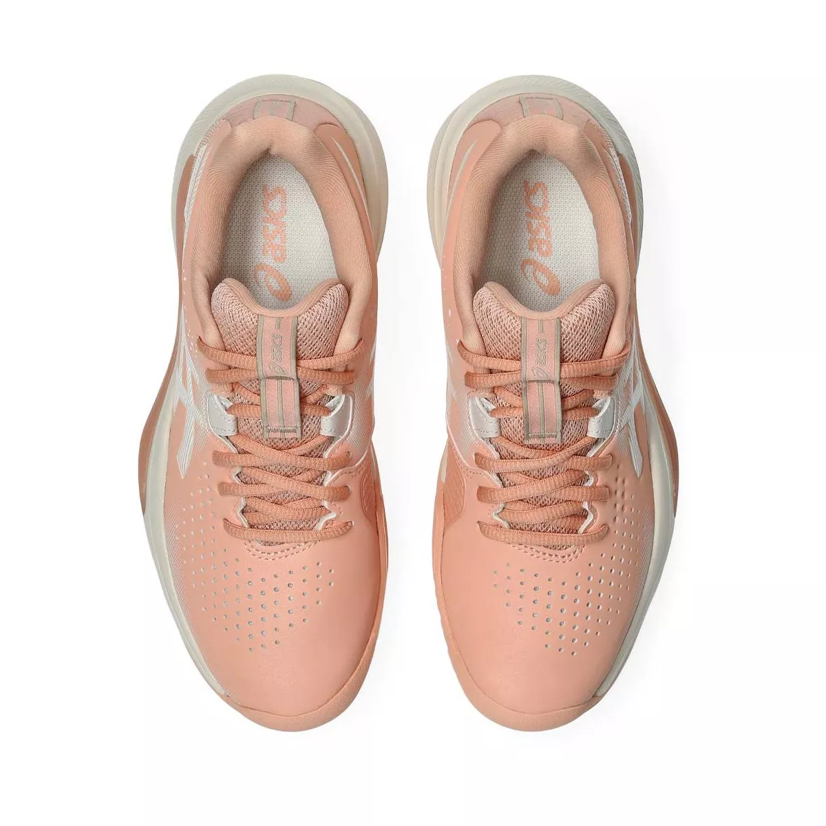 Women's Asics Gel Challenger 15 Tennis Shoes - Peach / White