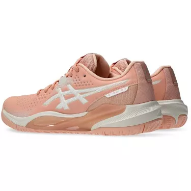 Women's Asics Gel Challenger 15 Tennis Shoes - Peach / White