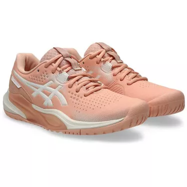 Women's Asics Gel Challenger 15 Tennis Shoes - Peach / White