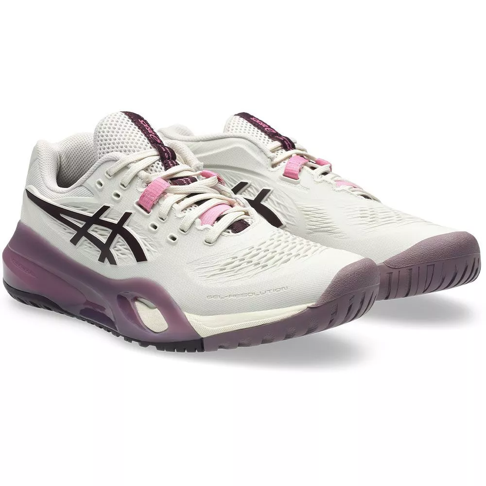Asics Gel Resolution X Women's Tennis Shoes White / Violet