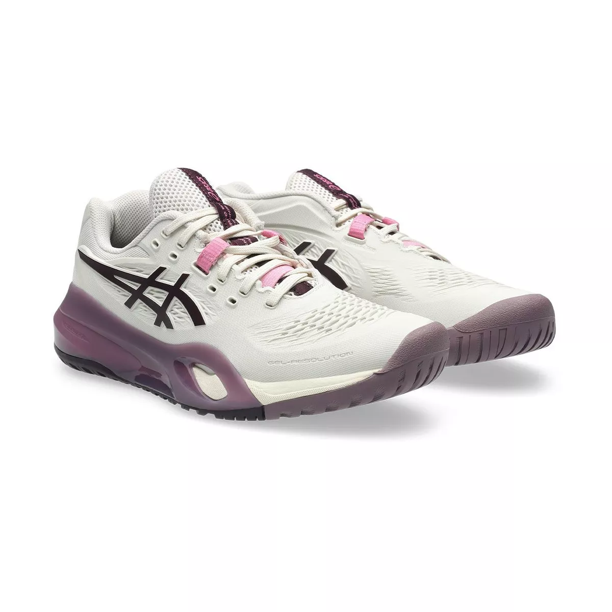 Asics Gel Resolution X Women's Tennis Shoes White / Violet