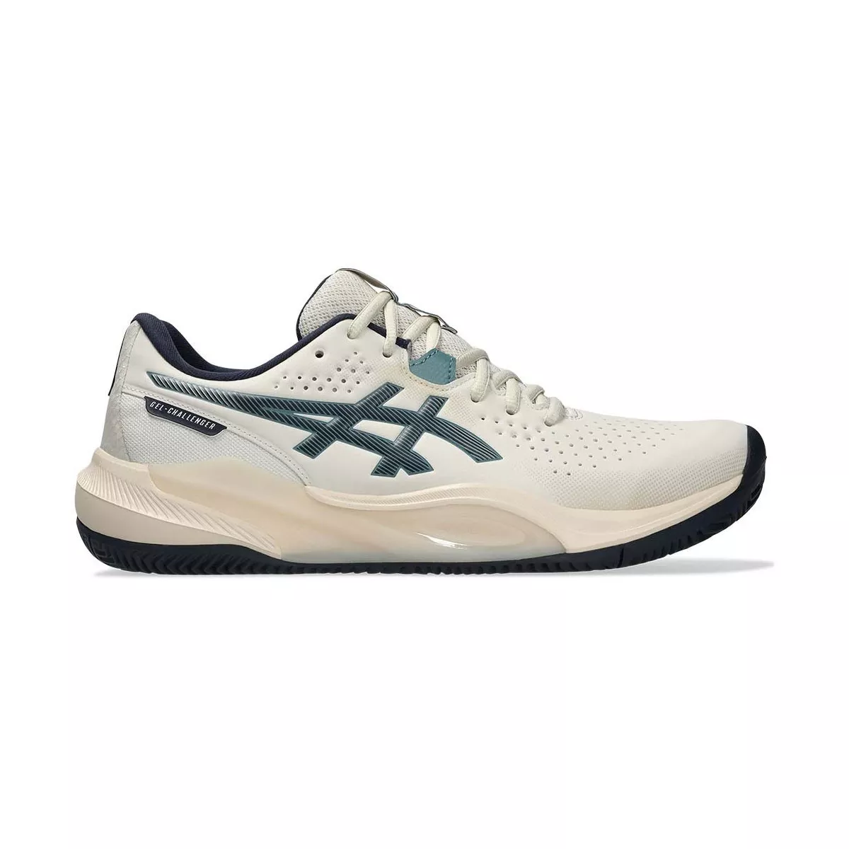 Asics Gel Challenger 15 Clay Tennis Shoes Beige / Midnight Blue