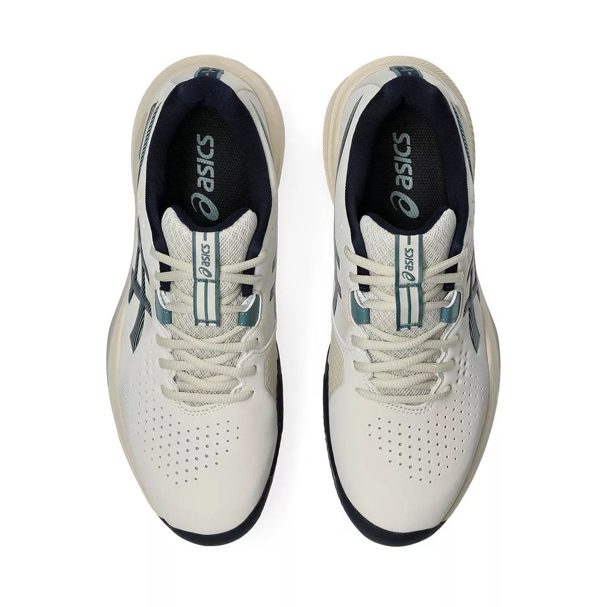 Asics Gel Challenger 15 Clay Tennis Shoes Beige / Midnight Blue