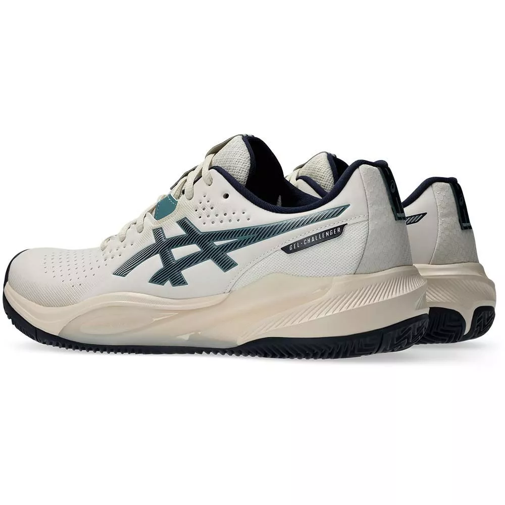 Asics Gel Challenger 15 Clay Tennis Shoes Beige / Midnight Blue