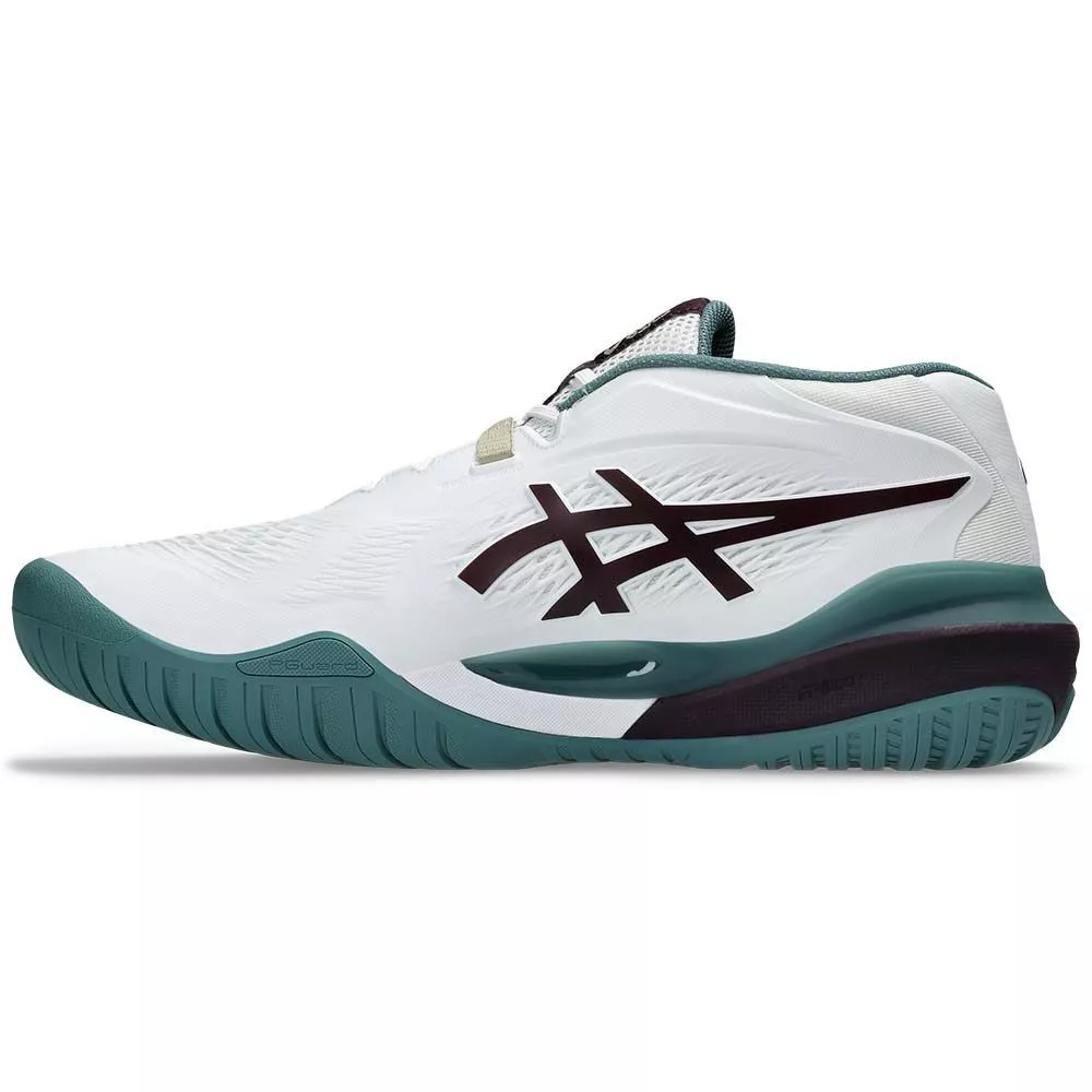 Asics Gel Resolution X White / Green Tennis Shoes