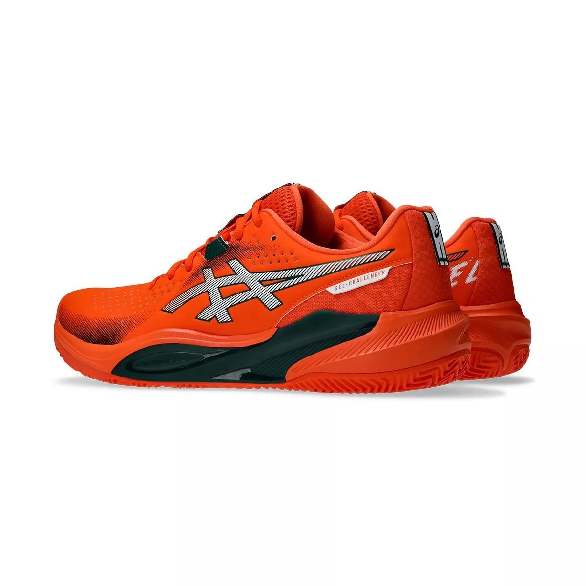 Asics Gel Challenger 15 Padel Shoes Orange / Green