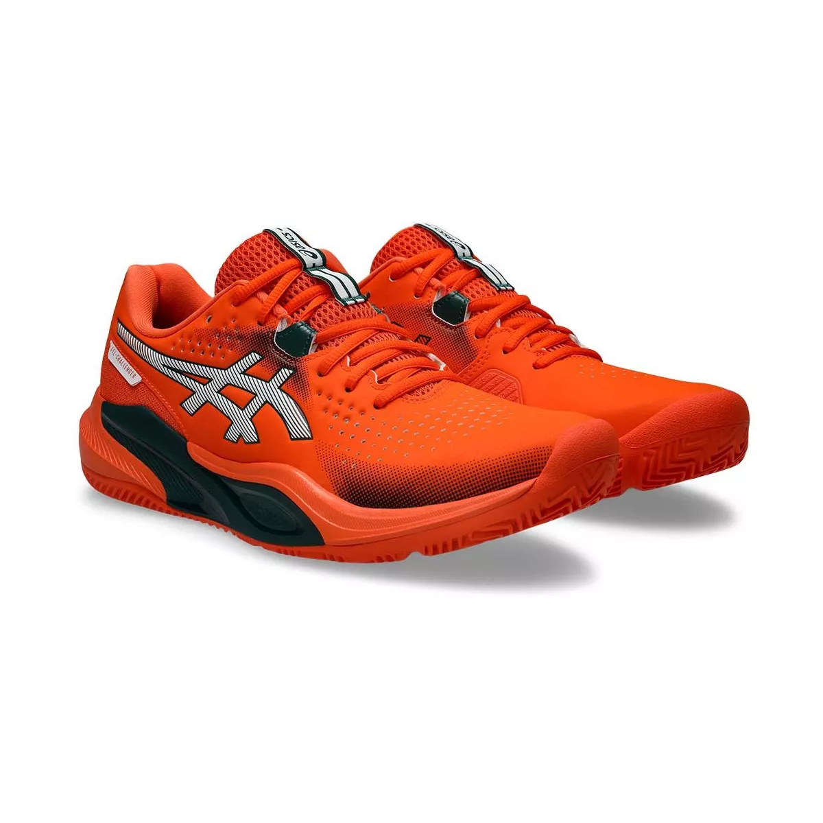 Asics Gel Challenger 15 Padel Shoes Orange / Green